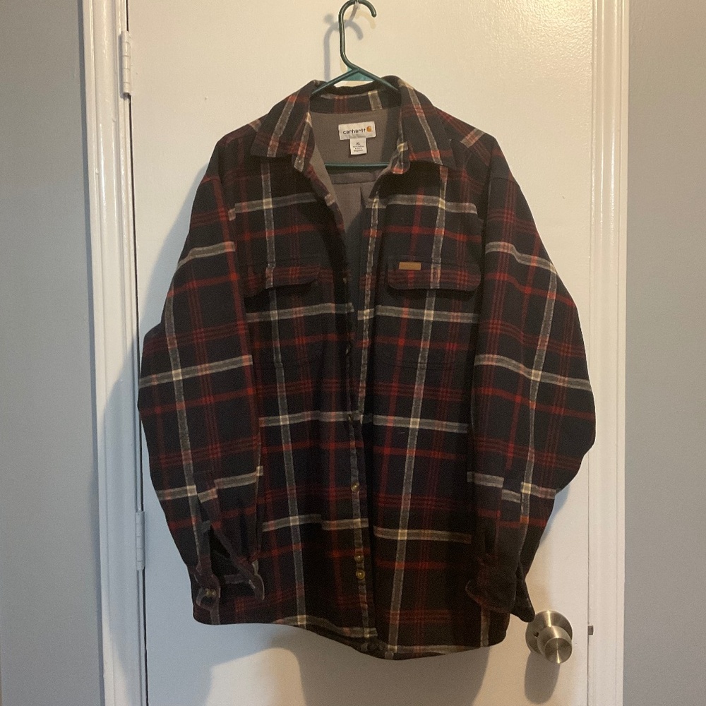 Carhartt Flannel Shirt/Jacket. Size XL